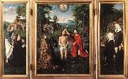 DAVID, Gerard Triptych of Jan Des Trompes  sdf oil painting on canvas